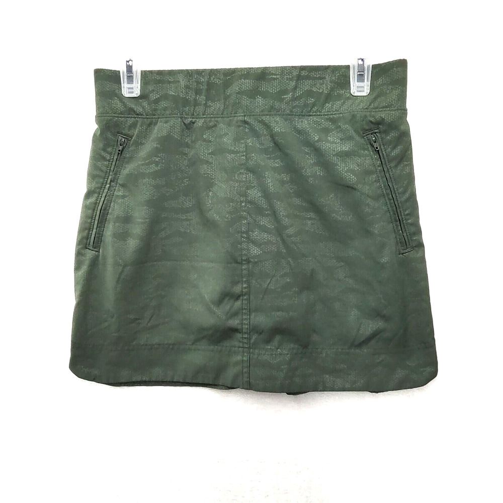 Orvis Skort Skirt Women's‎ Size XS Green Camouflage Mesh Inner Shorts Stretch